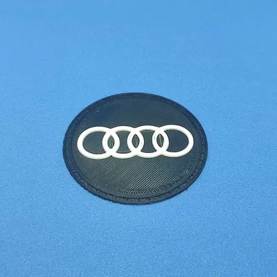 Biểu tượng logo Audi với thiết kế patch độc đáo