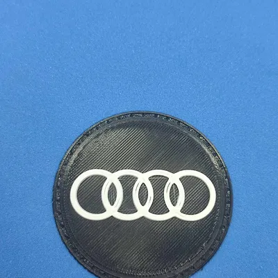 Biểu tượng logo Audi với thiết kế patch độc đáo