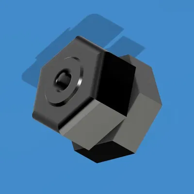 Bu lông rỗng và đai ốc M6 với lỗ 2mm