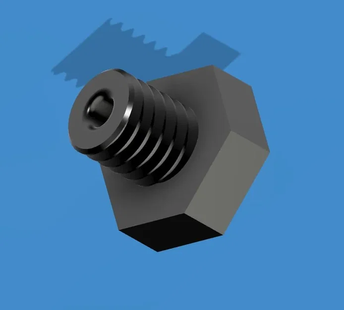 Bu lông rỗng và đai ốc M6 với lỗ 2mm - Image 2