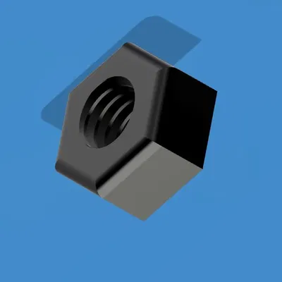 Bu lông rỗng và đai ốc M6 với lỗ 2mm