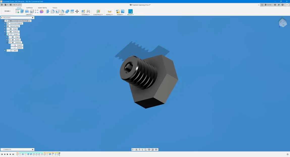 Bu lông rỗng và đai ốc M6 với lỗ 2mm - Image 5