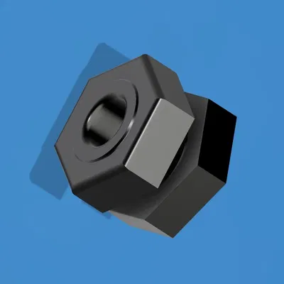 Bu lông rỗng và đai ốc M12 với lỗ khoét 6.8mm