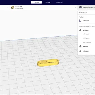 Khóa carabiner phát sáng với lỗ cố định