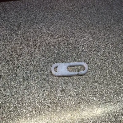 Khóa carabiner phát sáng với lỗ cố định