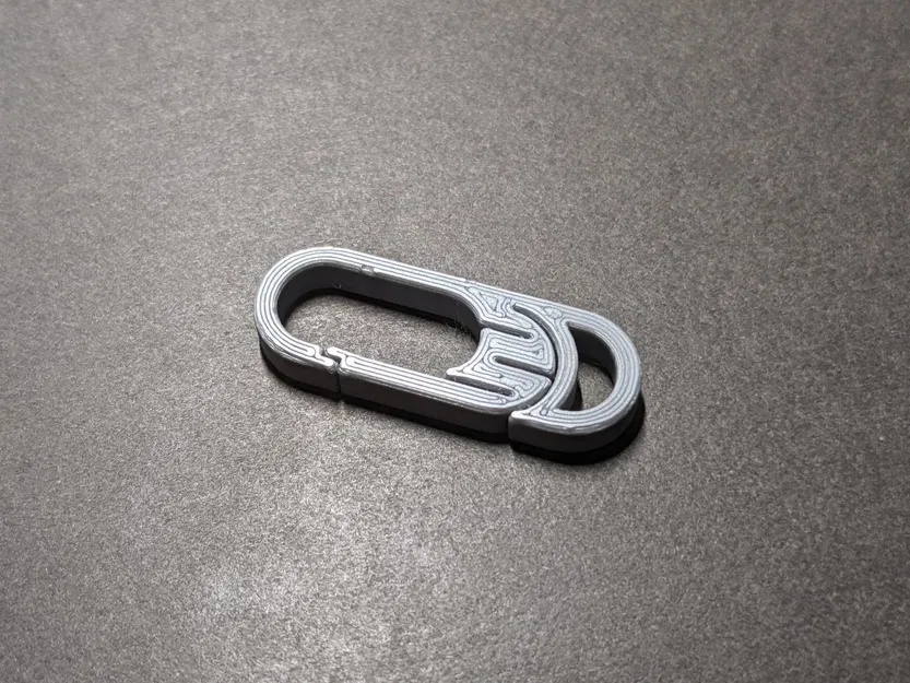 Vòng chìa khóa linh hoạt với lỗ treo - Image 1