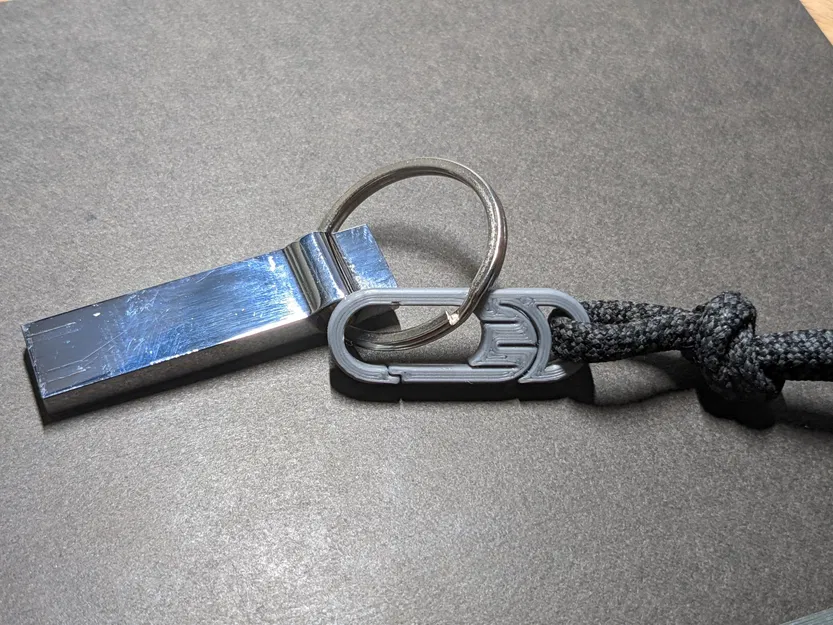 Vòng chìa khóa linh hoạt với lỗ treo - Image 2