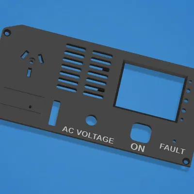 Bảng điều khiển trước cho biến tần DC sang AC 1KW