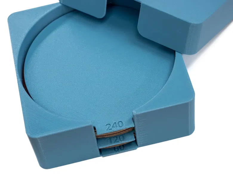 Hộp lưu trữ đĩa chà nhám và nắp đậy - Image 3