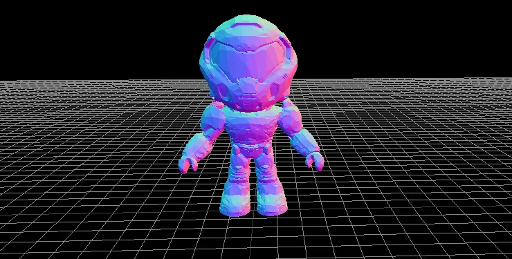 Nhân vật DOOMGUY phong cách low poly năm 2016 - Image 1