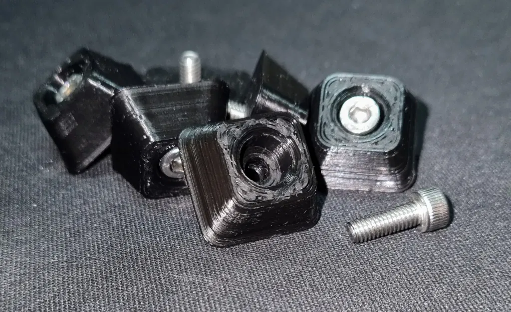 Chân vuông thon dần với lỗ thích hợp cho vít m4 - Image 2