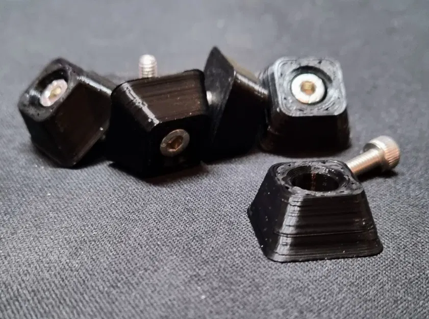 Chân vuông thon dần với lỗ thích hợp cho vít m4 - Image 3