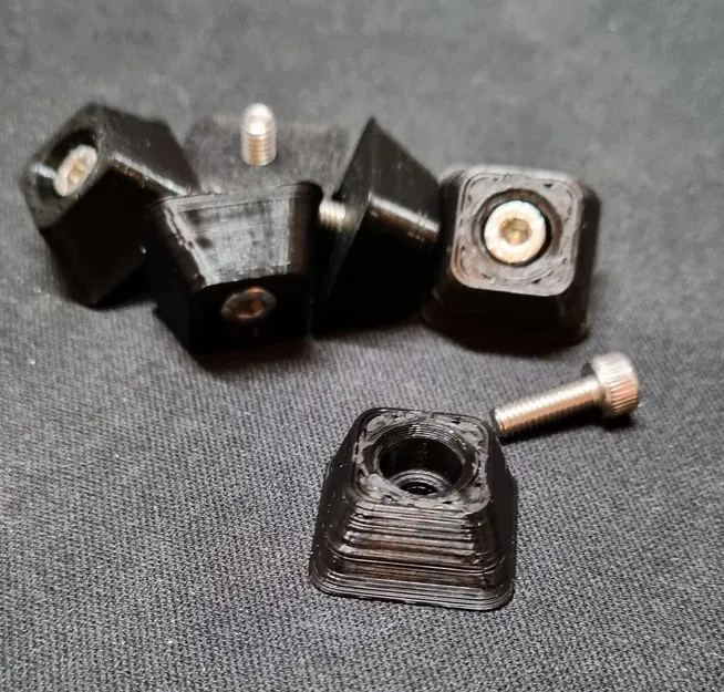 Chân vuông thon dần với lỗ thích hợp cho vít m4 - Image 4