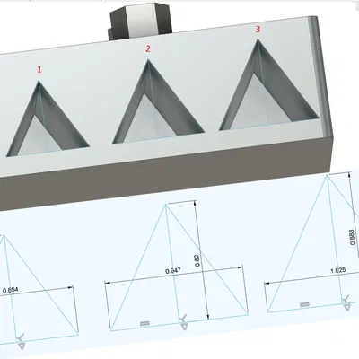 Giá đỡ thước kẻ quy hoạch/kỹ thuật HSW (Kích thước khác nhau) - Tổ ong