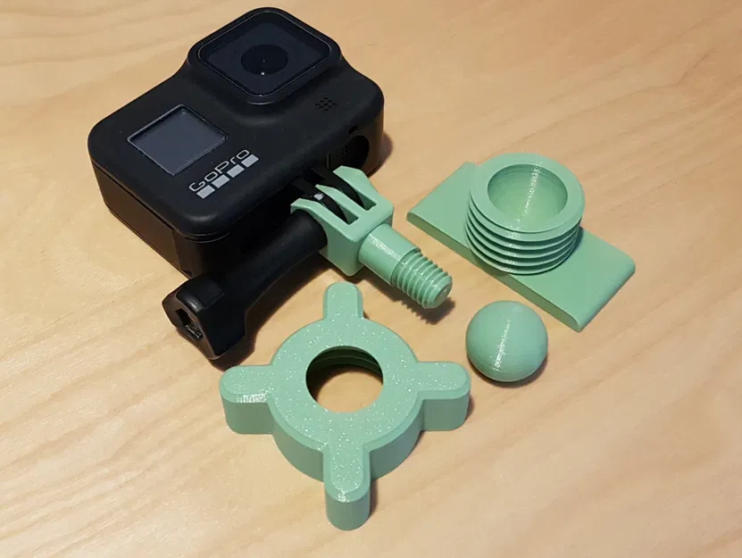 Giá đỡ GoPro cho khớp cầu có khóa - Image 1