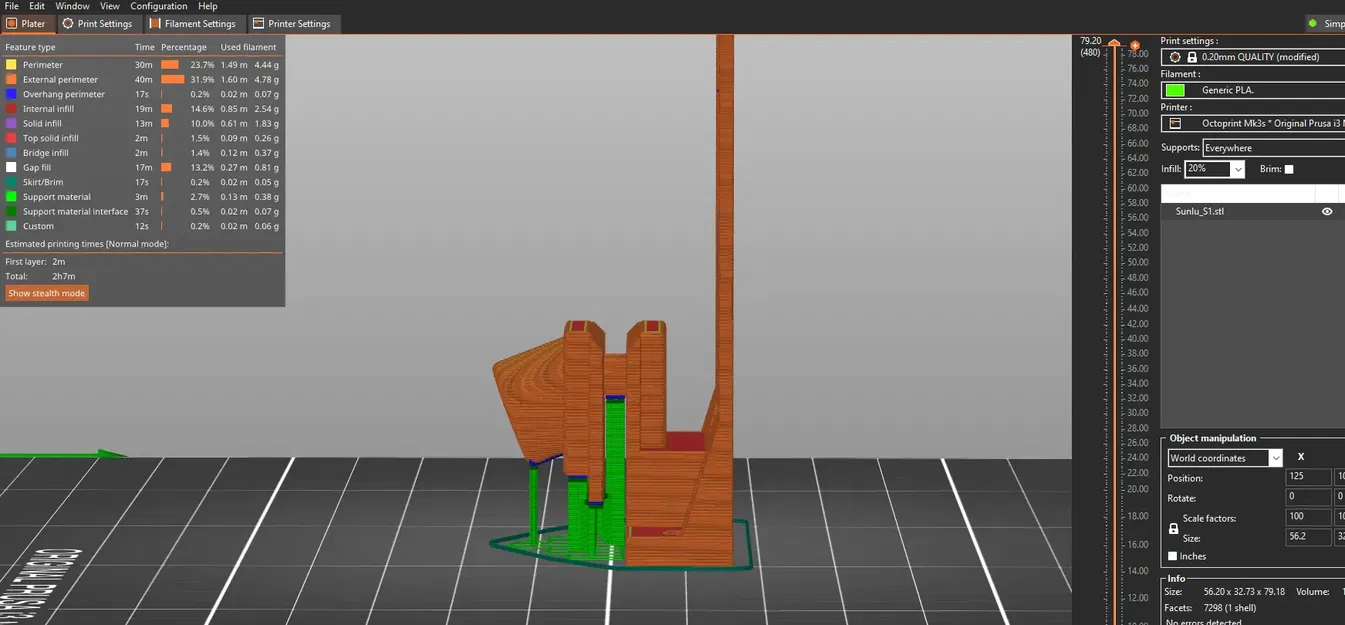 Giá đỡ hiển thị nhiệt độ và độ ẩm cho máy sấy filament ... - Image 9
