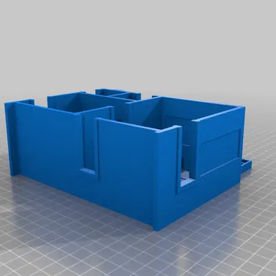 Mô hình nhà để xe phong cách Mỹ 1/100 từ Roadside Picnic