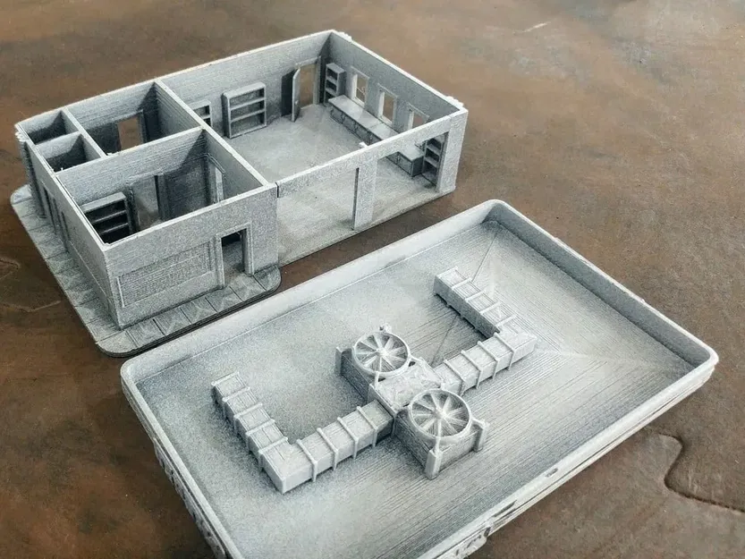 Mô hình nhà để xe phong cách Mỹ 1/100 từ Roadside Picnic - Image 2