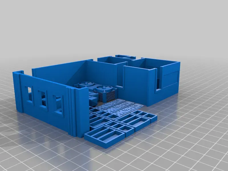 Mô hình nhà để xe phong cách Mỹ 1/100 từ Roadside Picnic - Image 3