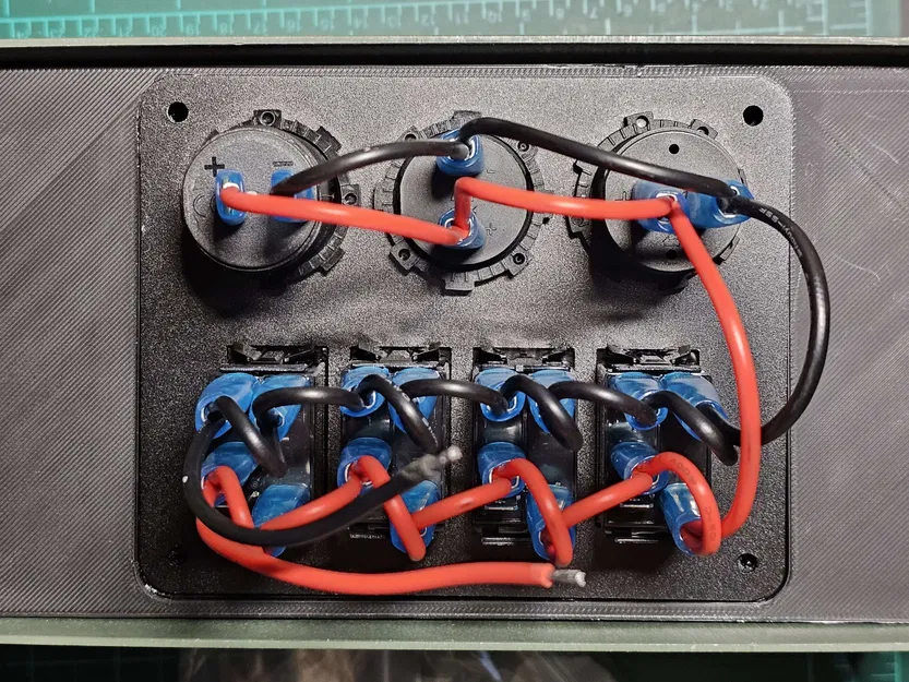 Chèn hộp đạn cho công tắc rocker Nilight 6 - Image 4