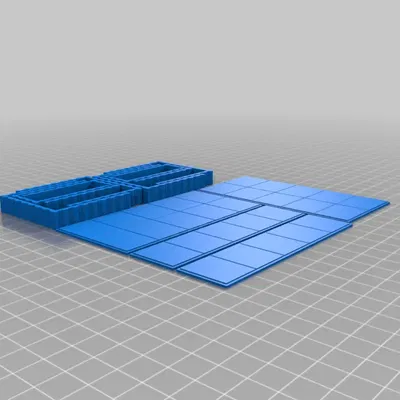 Cầu cảng bê tông và gỗ mô-đun tỷ lệ 1/100