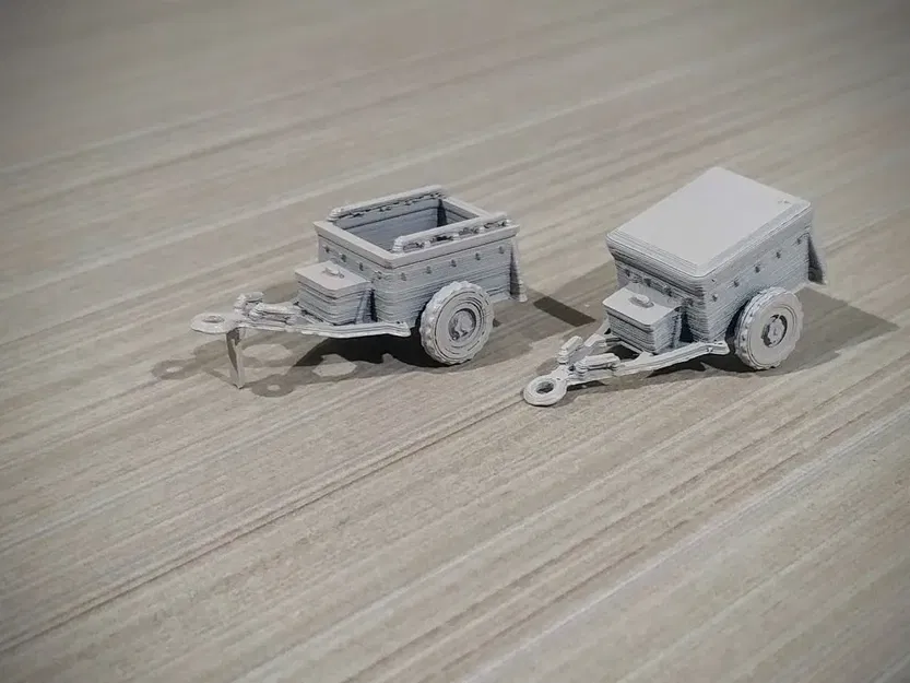 Rơ moóc đạn M10 tỷ lệ 1/100 dễ in - Image 1