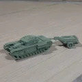 Xe tăng Churchill Crocodile dễ in 3D tỉ lệ 1/100 - Thumbnail 2