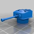 Xe tăng Churchill Crocodile dễ in 3D tỉ lệ 1/100 - Thumbnail 5