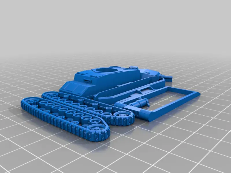 Xe tăng Panzer IV dễ in tỷ lệ 1/100 - Image 2