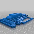 Xe tăng Panzer IV dễ in tỷ lệ 1/100 - Thumbnail 2