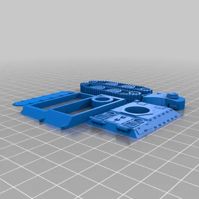 Xe tăng E-25 dễ in 3D tỉ lệ 1/100