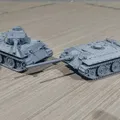 Xe tăng E-25 dễ in 3D tỉ lệ 1/100 - Thumbnail 2