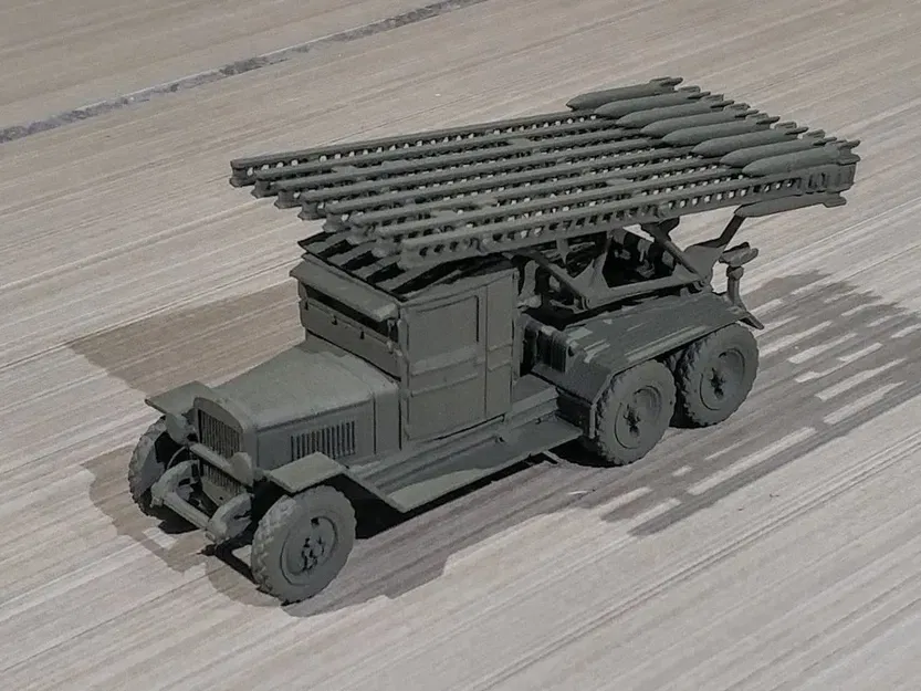 Xe tải Zis Katyusha dễ in tỉ lệ 1/100 - Image 1