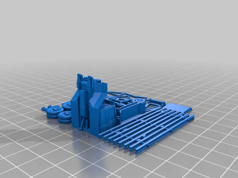 Xe tải Zis Katyusha dễ in tỉ lệ 1/100 - Image 3