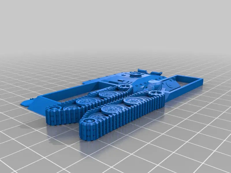 Xe tăng E-25 dễ in 3D tỉ lệ 1/100 - Image 5