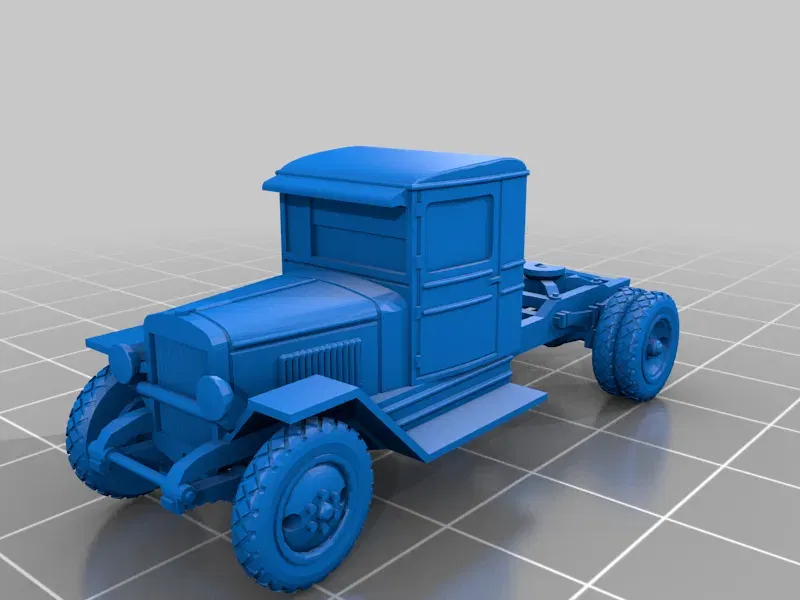 Xe tải bán tải ZIS 10 dễ in 3D với phụ kiện - Image 4