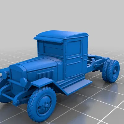 Xe tải bán tải ZIS 10 dễ in 3D với phụ kiện