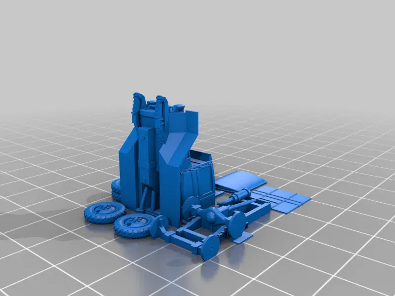 Xe tải bán tải ZIS 10 dễ in 3D với phụ kiện - Image 7