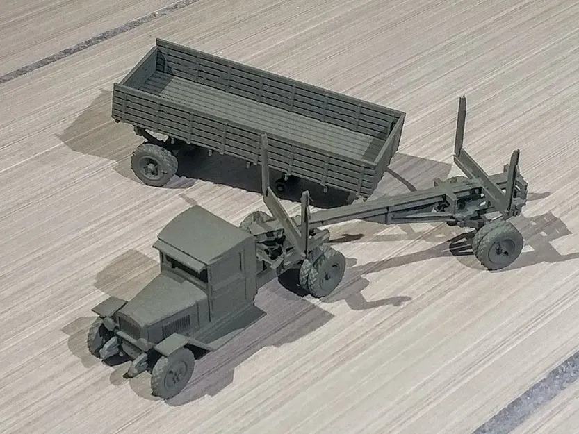 Xe tải bán tải ZIS 10 dễ in 3D với phụ kiện - Image 9