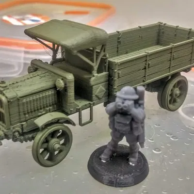 Xe tải Liberty dễ in 1/100 scale