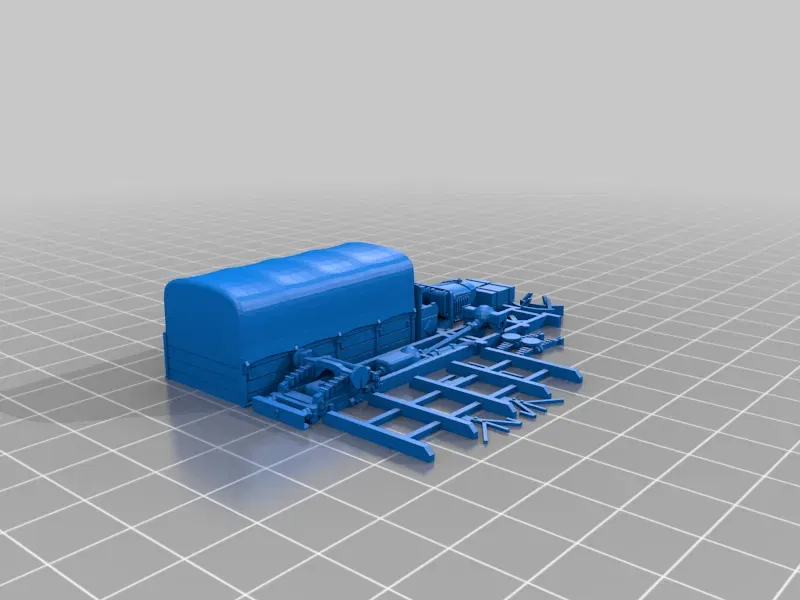 Xe tải Liberty dễ in 1/100 scale - Image 7