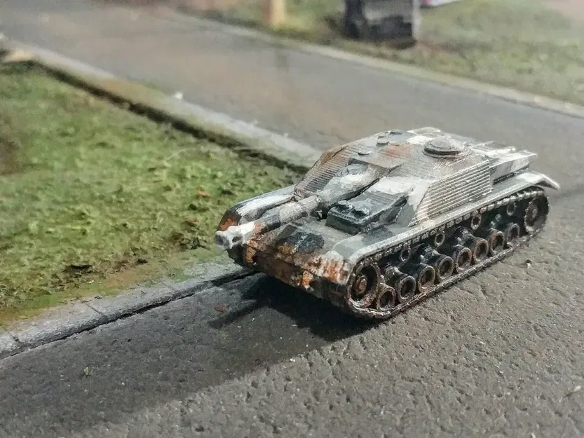 StuG IV dễ in tỉ lệ 1/100 cho mô hình quân sự - Image 1