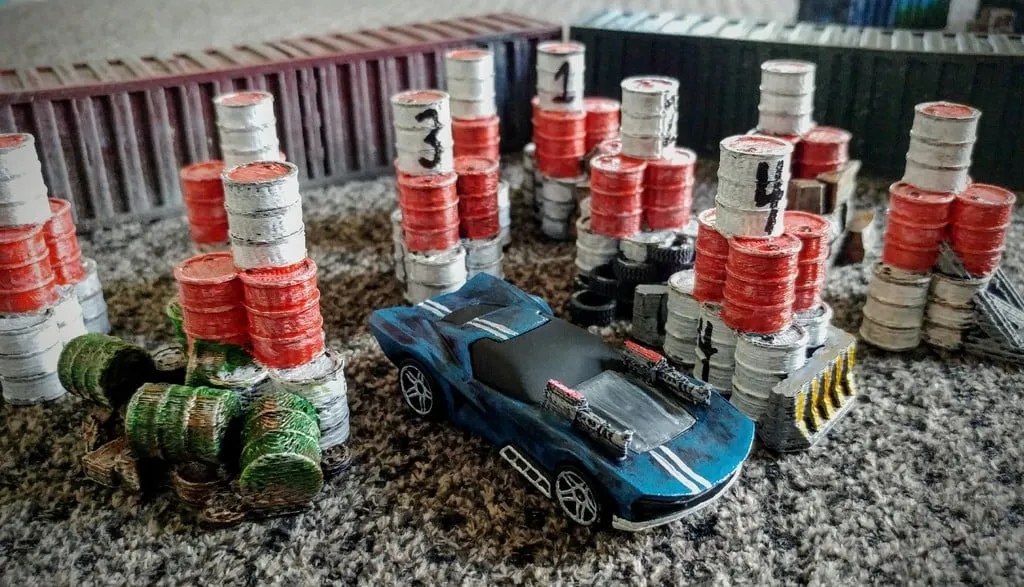 Cổng thùng Gaslands cho mô hình địa hình 3D - Image 1