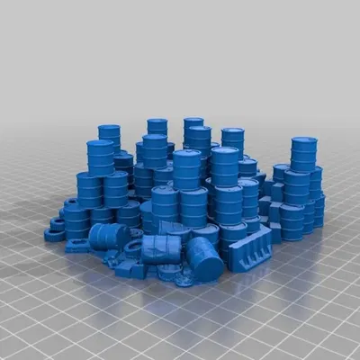 Cổng thùng Gaslands cho mô hình địa hình 3D