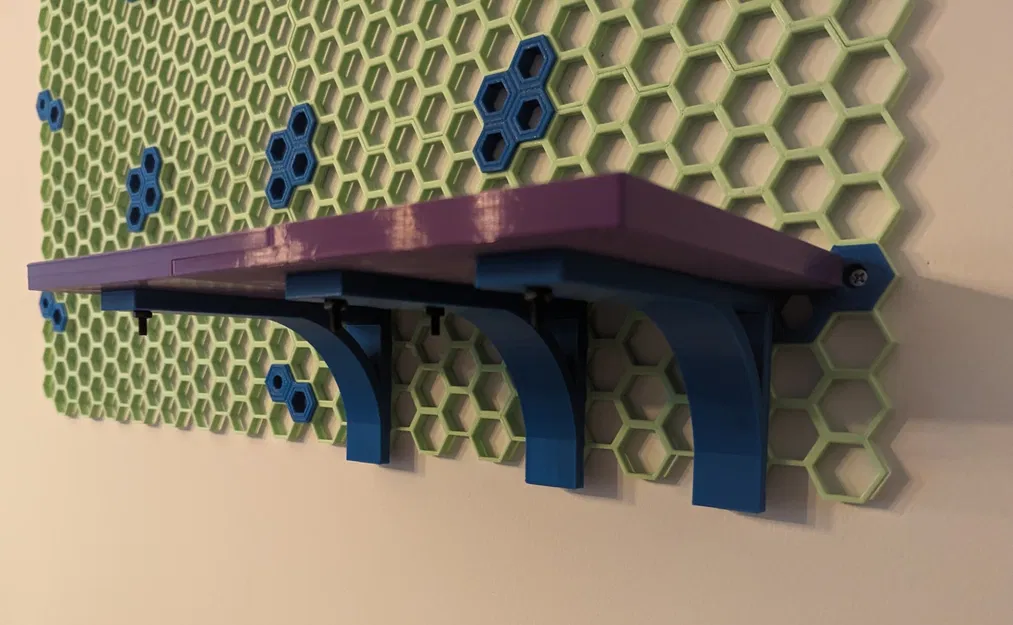 Giá đỡ kệ cho hệ thống tường tổ ong - Image 3