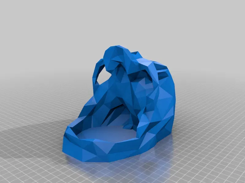 Tháp xúc xắc đầu lâu phong cách low-poly - Image 2