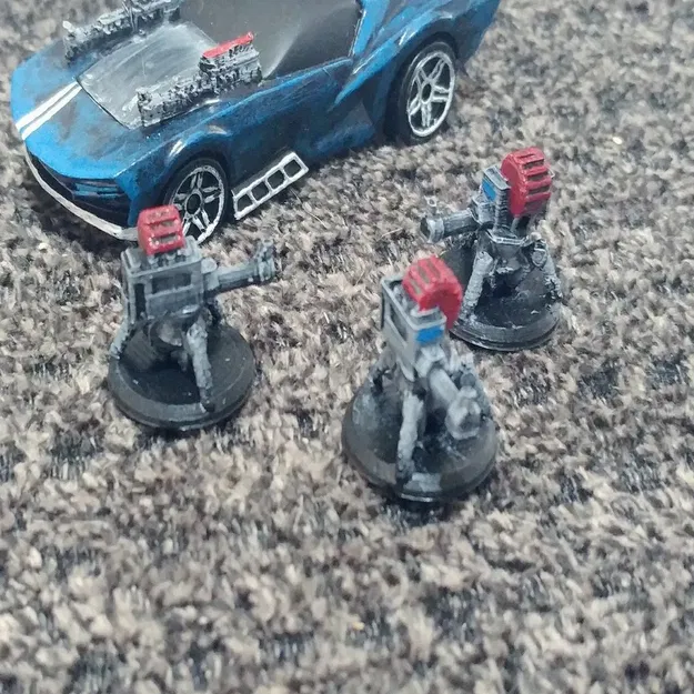 Súng canh gác dễ in cho trò chơi Gaslands - Image 1