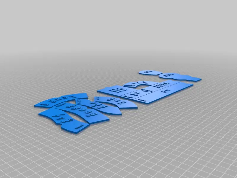 Mẫu Gaslands với số lớn và biểu tượng rõ ràng - Image 2