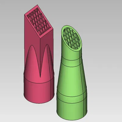 Đầu hút máy hút bụi với bộ bảo vệ chi tiết nhỏ tích hợp
