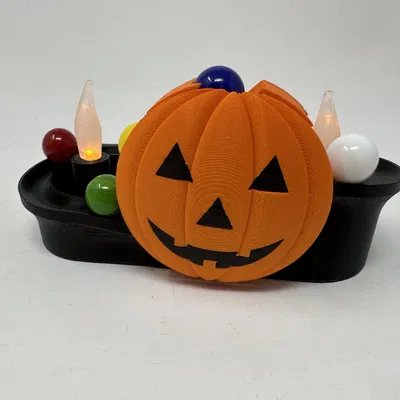 Máy nâng bi Marblevator phong cách Halloween đơn giản